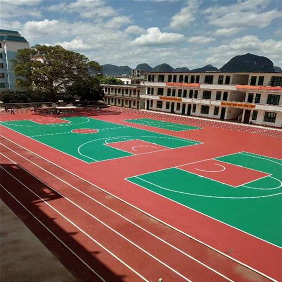 兰州400米塑胶跑道 中小学塑胶跑道 塑胶跑道批发